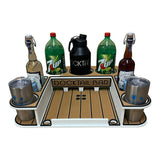 Docktail Butler Table with SeaSucker Vacuum Mounts