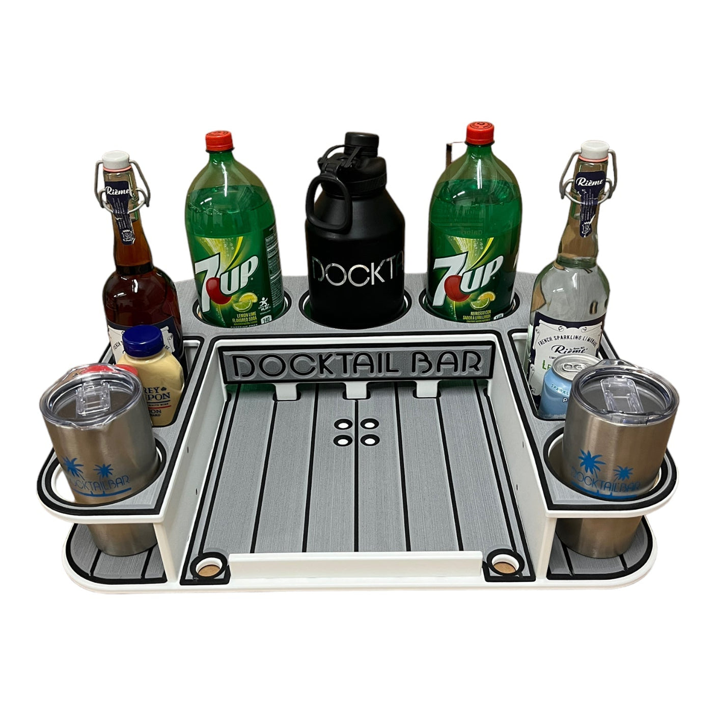 Docktail Butler Table with SeaSucker Vacuum Mounts