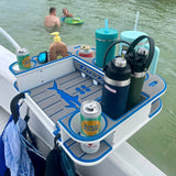 Docktail Butler Table with Rod Holder Mount