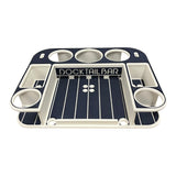 Docktail Butler Table with Rod Holder Mount
