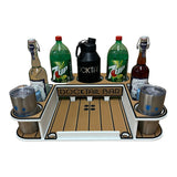 Docktail Butler with Pontoon Rail Mount