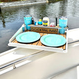 Docktail Utility Table with Rod Holder Mount