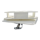 Docktail Boat Table Caddy & Bait Table with Rod Holder Mount