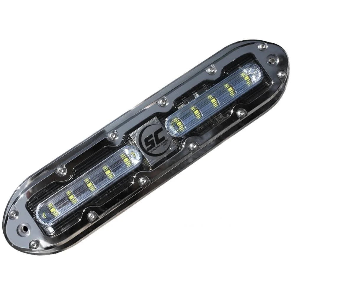 Shadow-Caster SCM-10 LED Underwater Light w/20' Cable - 316 SS Housing - Bimini Blue [SCM-10-BB-20]