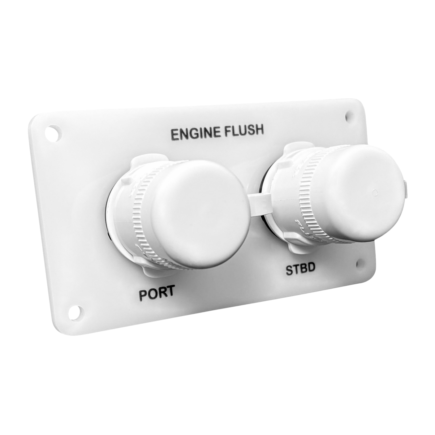 Flush Port Reroute - White Acrylic