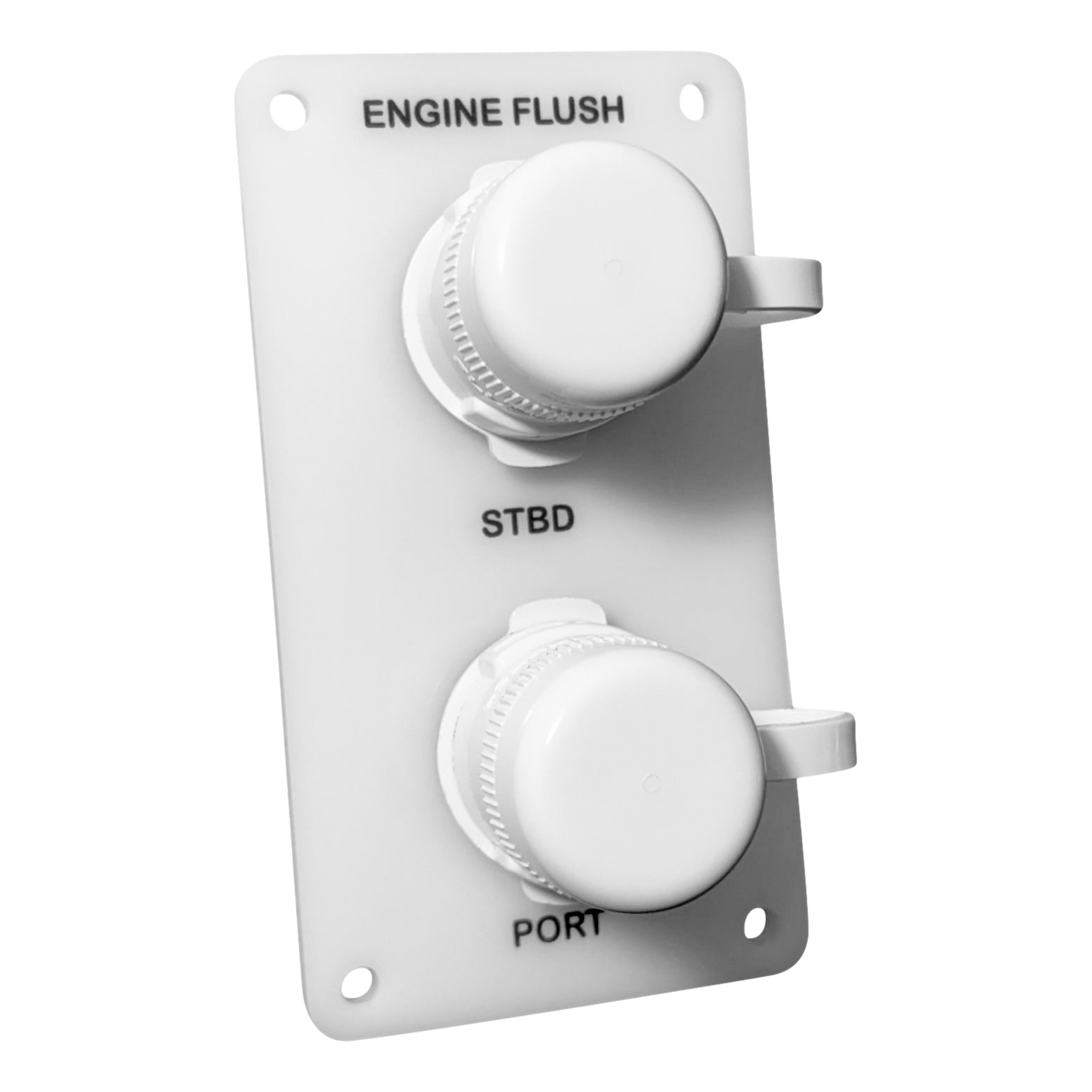 Flush Port Reroute - White Acrylic
