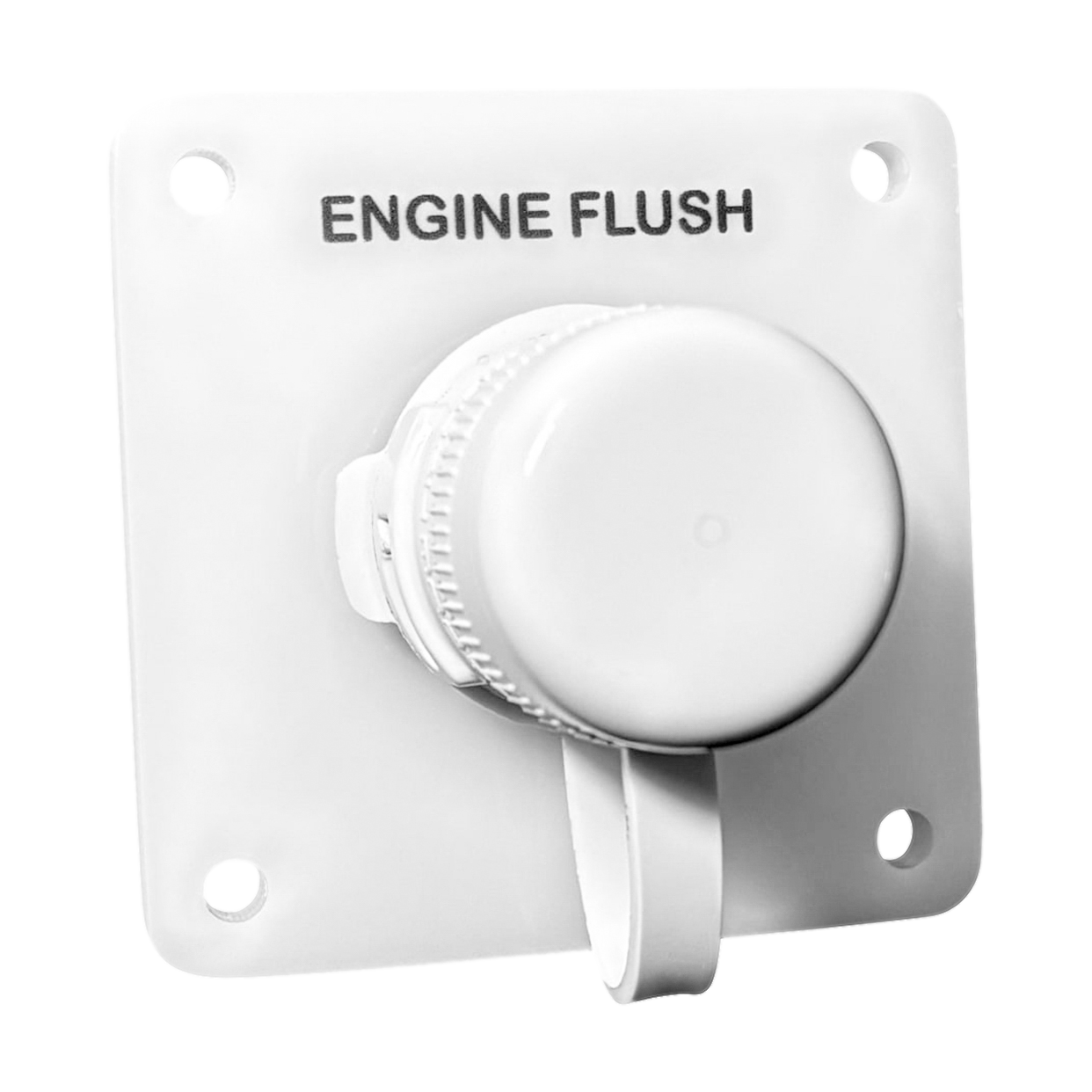 Flush Port Reroute - White Acrylic