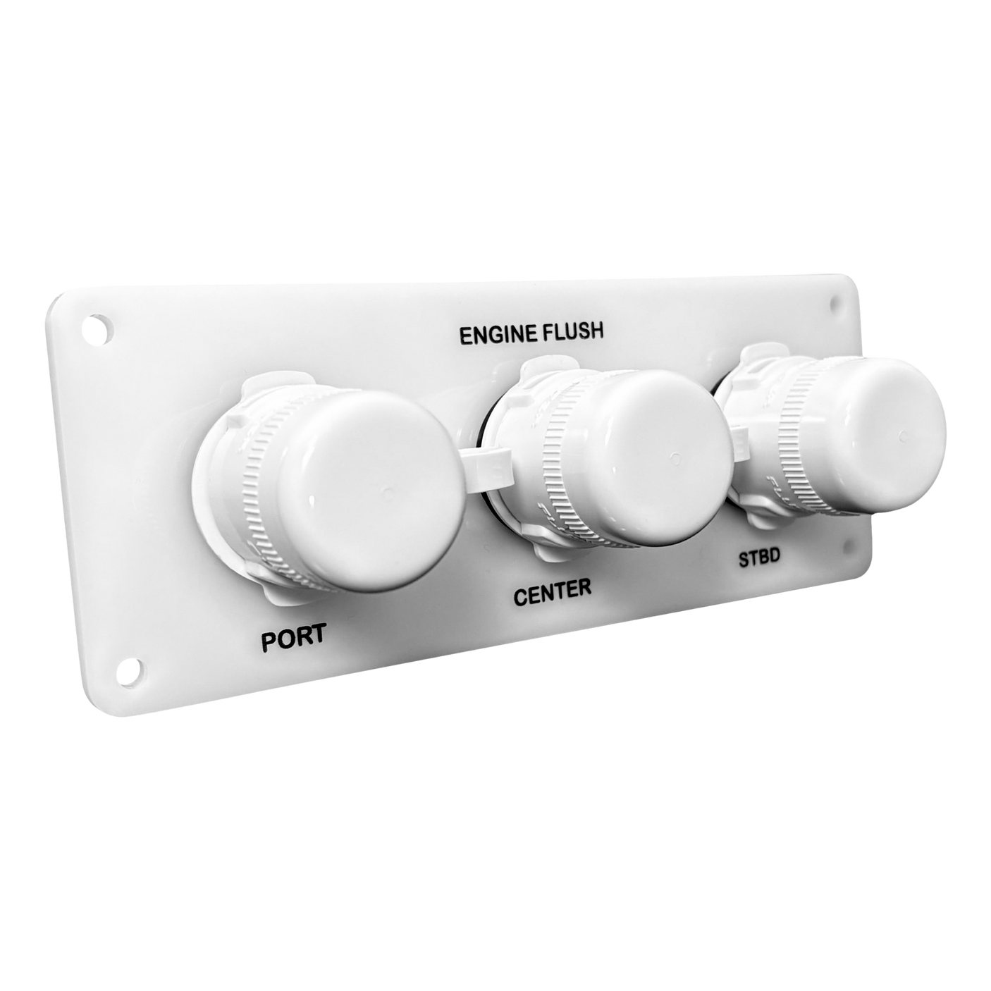 Flush Port Reroute - White Acrylic
