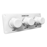Flush Port Reroute - White Acrylic